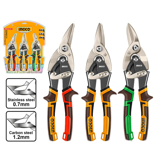 SET TIJERAS DE AVIACION 3 PIEZAS 250MM/10