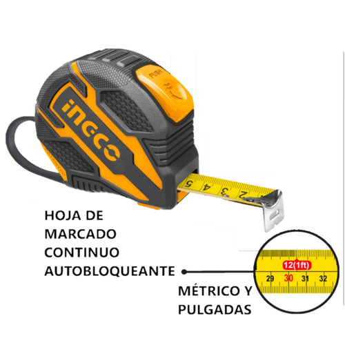 HUINCHA METRICA 19MMX5M INGCO HSMT08519