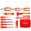 SET DE HERRAMIENTAS VDE INDUSTRIAL 26 PIEZAS INGCO HKITH2601