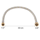 Flexible Gas 1/2" 3/8" Hi-Hi 60 Cm