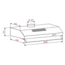 Campana Convencional 60 Cm Inox Cx 62120 Kos