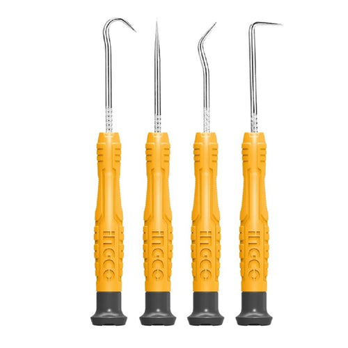 Set Destornilladores De Gancho 4 Piezas Ingco Hkphs0401