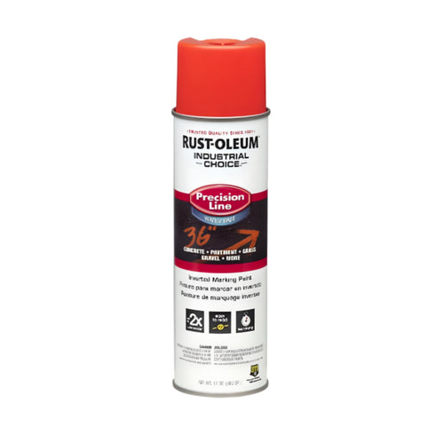 Pintura para demarcacion invertida base agua 1800 482grs Rojo / Naranja - Rust Oleum