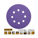SET DISCOS DE LIJA ZIRCONIO 10PZA INDUSTRIAL 150MM/6