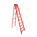 Escalera Tijera Fibra De Vidrio 10 Peldaños Tapa Pro Top Cuprum