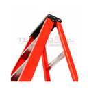 Escalera Fibra De Vidrio Tijera 12 Peldaños 225 Kg Cuprum