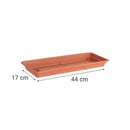 Base De Plastico Para Jardinera 44 Cm