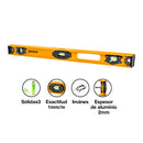 NIVEL DE 3 BURBUJAS EN I 60CM INGCO HSL28060