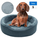 Cama Mascota Talla S Con Cojin Para Perro 20X47X60 Cm Blanco/Negro