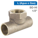 Terminal Bronce So-Hi 1/2" 1U