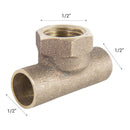 Terminal Bronce So-Hi 1/2" 1U