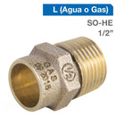 Terminal Bronce So-He 1/2" 1U