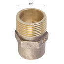 Terminal Bronce So-He 3/4" 1U