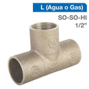 Tee Bronce So-So-Hi 1/2" 1U
