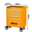 CARRO DE HERRAMIENTAS INDUSTRIAL METAL 680X458X802MM 7 CAJONES INGCO HDTC02071P