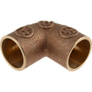 Codo Bronce So/So 1/2" 10 Un