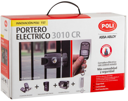 Kit Cerradura Eléctrica 3010 Portero Control Remoto