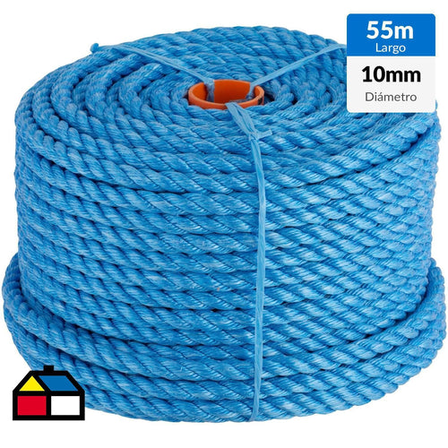 Piola Polysteel Torcido 10Mm X 55Mts