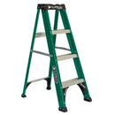 Escalera Fibra Vidrio Tijera 1.22 M. 4 Peldaños Cuprum