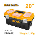 Caja De Herramientas Plastica 20" 39Lt Ingco Pbx2002