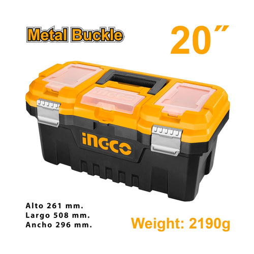 Caja De Herramientas Plastica 20" 39Lt Ingco Pbx2002
