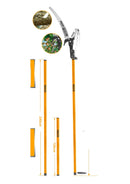 SERRUCHO DE PODA CURVO INDUSTRIAL CON PERTIGA 2,8M INGCO HEPS25281