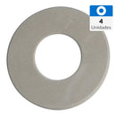Golilla Plana Neopreno 1/2 " 4 Unidades