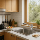 Monomando Cocina Horizontal Perugia Gris