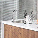 Monomando Cocina Vertical Milan Gris