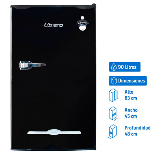 Frigobar Frio Directo 90 Litros Negro Lbf-90N