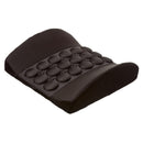 Cojin Auto Asiento Viscoelastico Ergonomico Negro 36X36 Cm