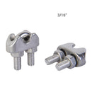 Abrazadera Para Cable Acero Inoxidable 3/16"