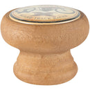 Perilla 40 Mm Madera Tinte Miel Big Valvle