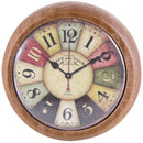 Perilla 40 Mm Madera Miel Reloj Colores