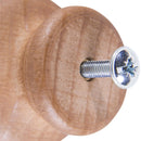 Perilla 40 Mm Madera Miel Reloj Colores