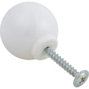 Perilla Abs 29 Mm Blanco Brillo