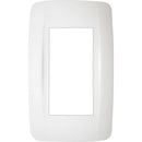 Placa 3 Modulos Con Soporte Blanco