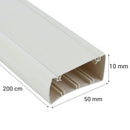 Canaleta 100X50 Mm 2 Metros Blanca