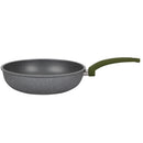 Wok Antiadherente 28 Cm Aluminio Gris