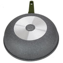 Wok Antiadherente 28 Cm Aluminio Gris