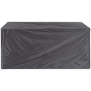 Cobertor Para Mesa L Rectangular 165X105X80 Cm Poliester Gris