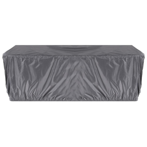 Cobertor Para Mesa Xl Rectangular 230X110X75 Cm Poliester Gris