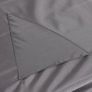 Cobertor Para Mesa Redonda 127X127X80 Cm Poliester Gris
