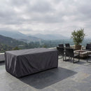 Cobertor Para Mesa De Centro Rectangular 125X75X45 Cm Poliester Gris