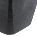 Macetero Grafiato De Plastico 37X50 Cm Negro