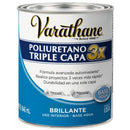 Barniz Poliuretano Triple Capa Base Agua 946ml Transparente Brillante - Varathane