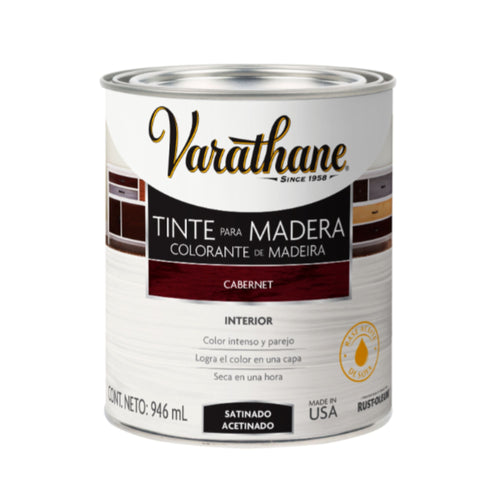 Tinte para Madera Satinado 946ml Cabernet - Varathane