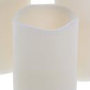 Set De 3 Velas Crema Led Con Bateria