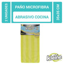 Set De 2 Paños De Microfibra Abrasivos 35X35 Cm