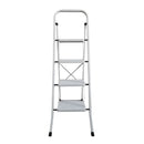 ESCALERA DE TIJERA ACERO 150KG 4 ESCALONES MIRLO JZ916-4B